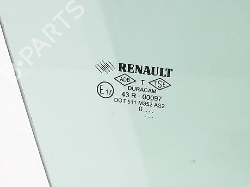 Dør rude højre foran RENAULT CLIO III (BR0/1, CR0/1) 1.2 16V (BR02, BR0J, BR11, CR02, CR0J, CR11) | BP27947224C19