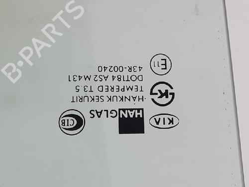 Rear right door window KIA SORENTO I (JC) 2.5 CRDi 4WD | BP27942698C21 