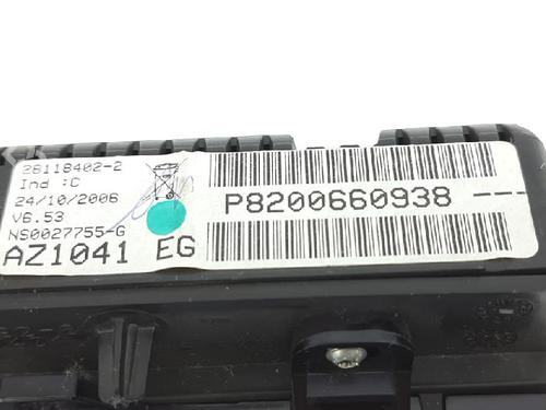 Instrument cluster RENAULT ESPACE IV (JK0/1_) 2.0 dCi (JK01, JK02, JK1J, JK1K, JK1H) | BP27943938C47