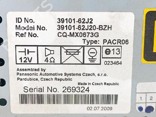 Bilradio SUZUKI SWIFT III (MZ, EZ) 1.3 (RS413, ZC11S) | BP27952325E6 