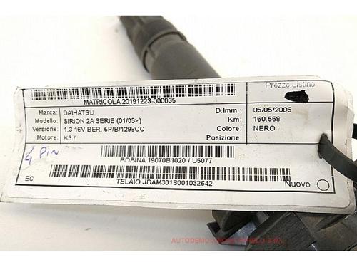 Ignition coil DAIHATSU SIRION (M3_) 1.3 (M301) | BP27939807M94 