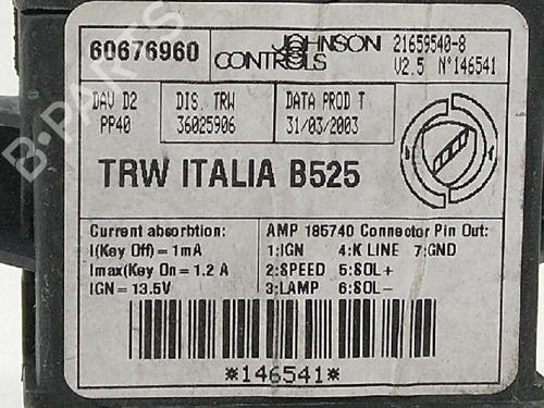Servostyring Styreenhet LANCIA THESIS (841_) 2.4 D Multijet (841.AXN111, 841.AXH110) | BP27941778M49 