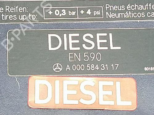 Fuel flap MERCEDES-BENZ E-CLASS (W211) E 220 CDI (211.006) | BP27942468C131 