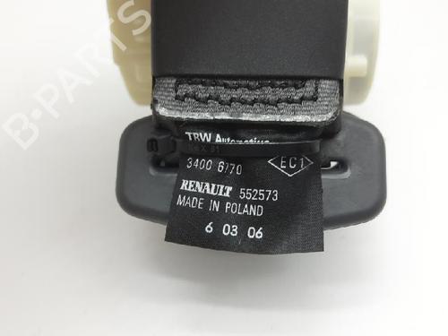 Rear center seatbelt RENAULT CLIO III (BR0/1, CR0/1) 1.5 dCi (C/BR0G, C/BR1G) | BP27966775I27 