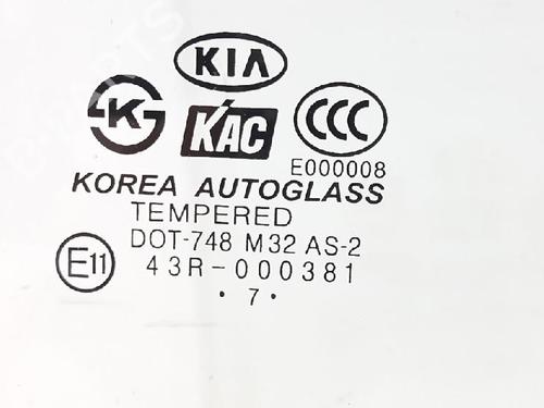 Rear right door window KIA PICANTO I (SA) 1.0 | BP27950499C21 