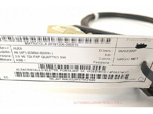 Front left window mechanism AUDI A6 Allroad C6 (4FH) 3.0 TDI quattro | BP27939634C22 