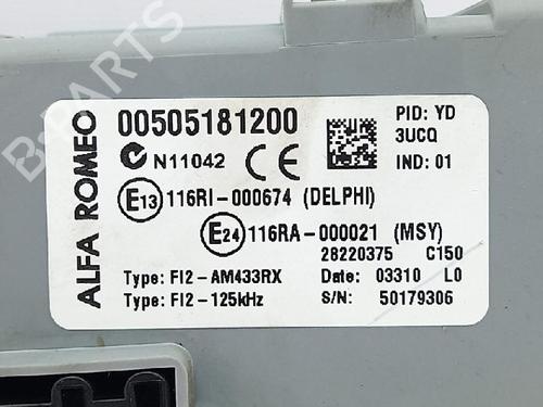 Electronic module ALFA ROMEO MITO (955_) 0.9 TwinAir (955.AXW1B) | BP27959588M83 
