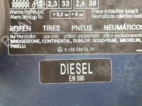 Fuel flap MERCEDES-BENZ A-CLASS (W168) A 170 CDI (168.009, 168.109) | BP27957087C131 