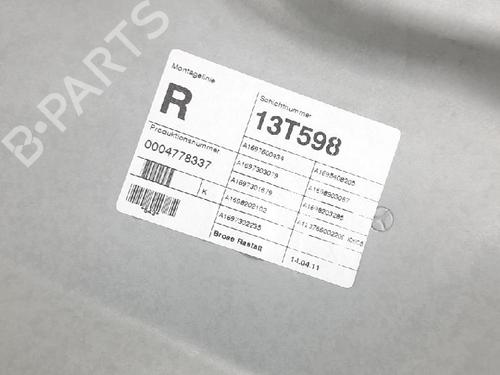 Rear right window mechanism MERCEDES-BENZ B-CLASS Sports Tourer (W245) B 180 CDI (245.207) | BP27964119C25 