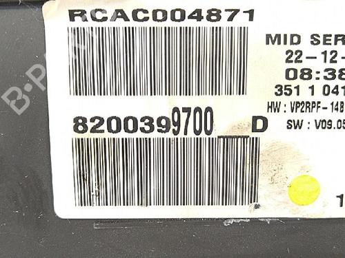 Instrument cluster RENAULT MEGANE II Estate (KM0/1_) 1.9 dCi (KMRG, KM1G, KM0G, KM2C) | BP27940537C47