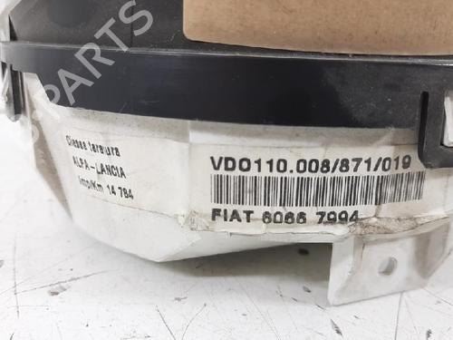 Instrument cluster FIAT MULTIPLA (186_) 1.6 16V Bipower (186AMB1A) | BP27935139C47 