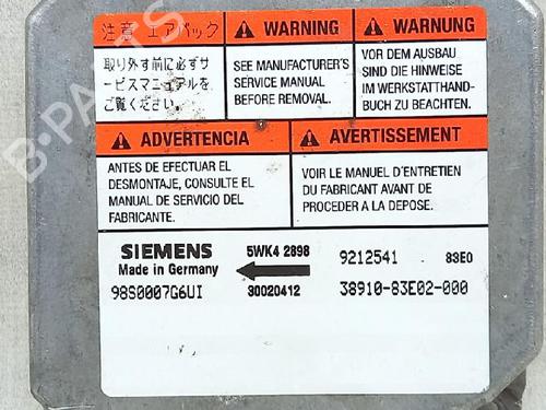 Airbag styreenhed SUZUKI WAGON R+ Hatchback (MM) 1.3 (RB413) | BP27938581M53 