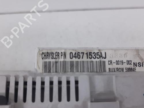 Instrument cluster CHRYSLER PT CRUISER (PT_) 2.0 | BP27940221C47 
