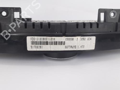 Instrument cluster LANCIA YPSILON (843_) 1.2 (843.AXA1A) | BP27970215C47 