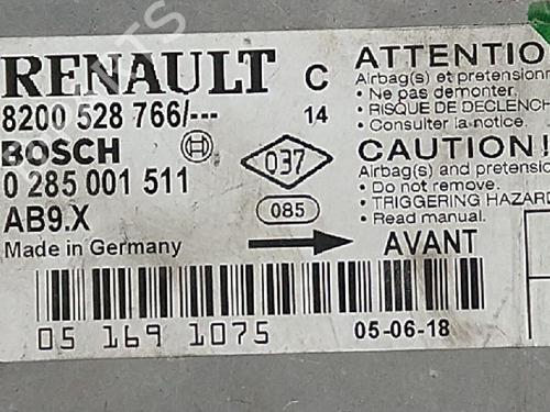 ECU airbags RENAULT CLIO III (BR0/1, CR0/1) 1.2 16V (BR02, BR0J, BR11, CR02, CR0J, CR11) | BP27941799M53 