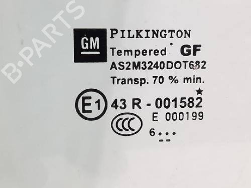 Rear left door window OPEL ZAFIRA / ZAFIRA FAMILY B (A05) 1.6 CNG (M75) | BP27952106C20 