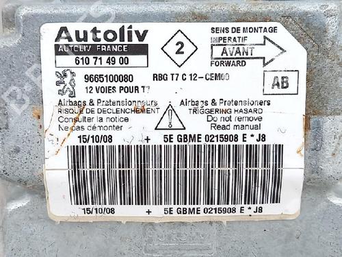 ECU airbags PEUGEOT 308 I (4A_, 4C_) 1.6 HDi | BP27954211M53 