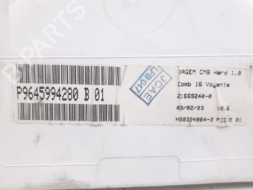 Instrument cluster CITROËN C3 I (FC_, FN_) 1.4 HDi | BP27937629C47 