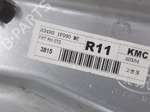 Front right window mechanism KIA SPORTAGE II (JE_, KM_) 2.0 CRDi | BP27937169C23 