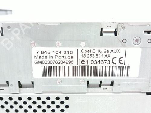 Radio OPEL MERIVA A MPV (X03) 1.3 CDTI (E75) | BP27943254E6 