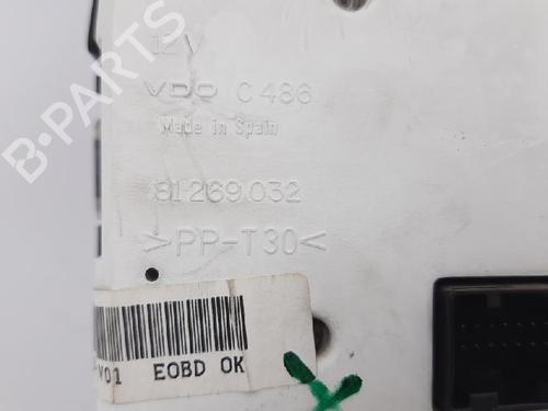 Instrument cluster FIAT MULTIPLA (186_) 1.6 16V Bipower (186AXC1A) | BP27968563C47 