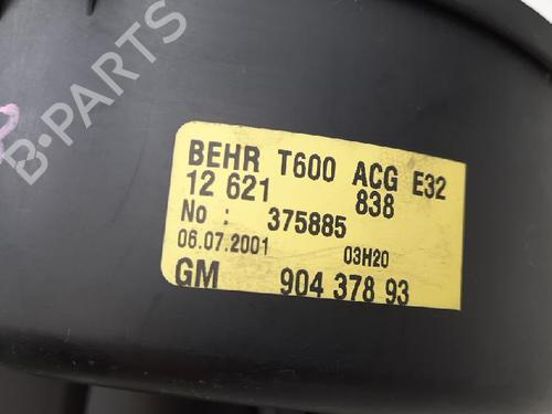 Varmeblæser OPEL ZAFIRA A MPV (T98) 2.0 DI 16V (F75) | BP27937237M62 