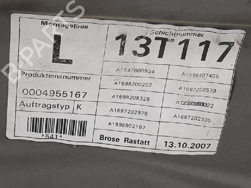 Front left window mechanism MERCEDES-BENZ A-CLASS (W169) A 180 CDI (169.007, 169.307) | BP27935828C22