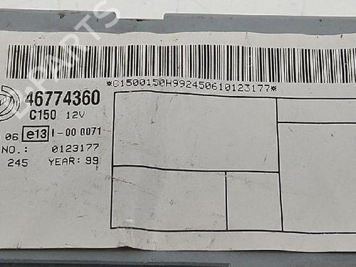 Modulo electronico FIAT PUNTO (188_) 1.2 16V 80 (188.233, .235, .253, .255, .333, .353, .639,... | BP27941787M83 