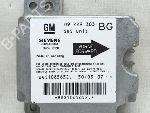 ECU airbags OPEL ZAFIRA A MPV (T98) 2.2 DTI 16V (F75) | BP27939454M53 