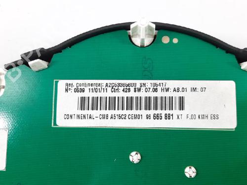 Instrument cluster CITROËN C3 II (SC_) 1.4 | BP27938030C47 