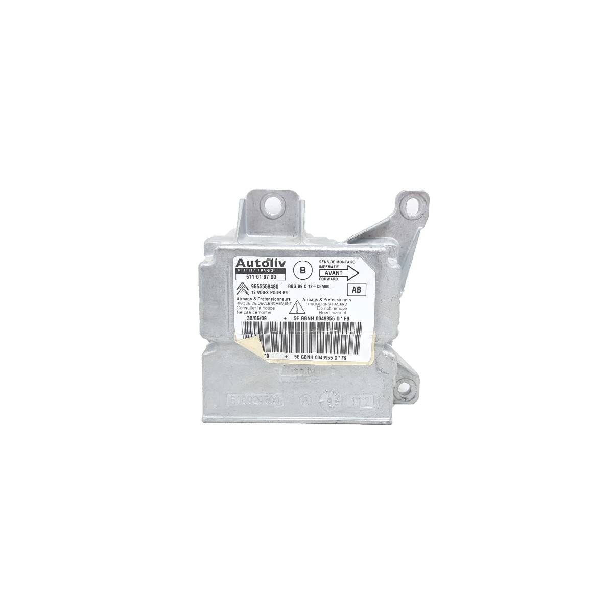 ECU airbags PEUGEOT PARTNER Tepee 1.6 HDi 16V 7683515 BParts