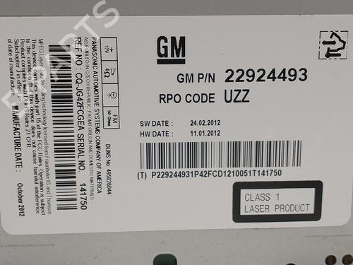 Radio OPEL INSIGNIA A (G09) | BP37691687E6 - Image 5