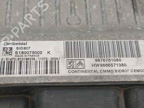 Engine control unit (ECU) PEUGEOT 5008 (0U_, 0E_) | BP33818252M57 - Image 4
