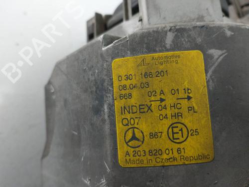 Left headlight MERCEDES-BENZ C-CLASS (W203)  | BP11844186C28 