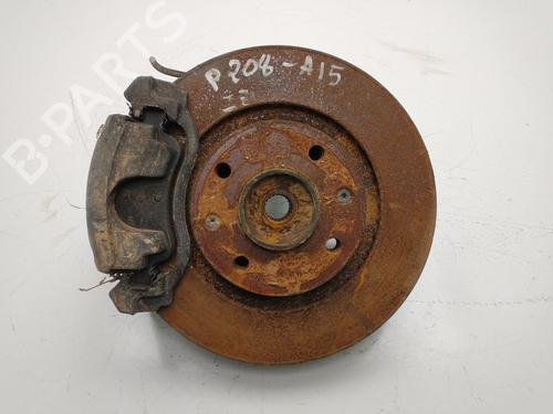 Used Left front steering knuckle Left front steering knuckle PEUGEOT 208 I (CA_, CC_) [2012-2021] 31068421 31068421