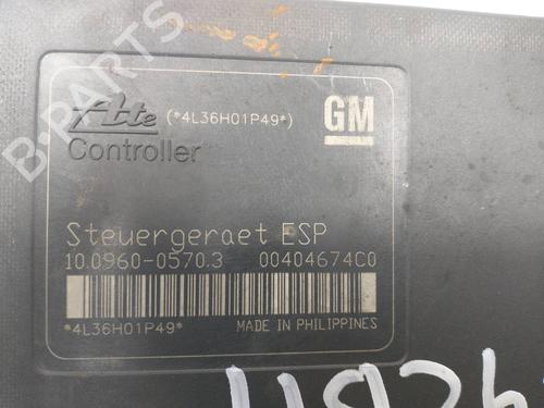 ABS pump OPEL ZAFIRA / ZAFIRA FAMILY B (A05)  | BP7509978M43 