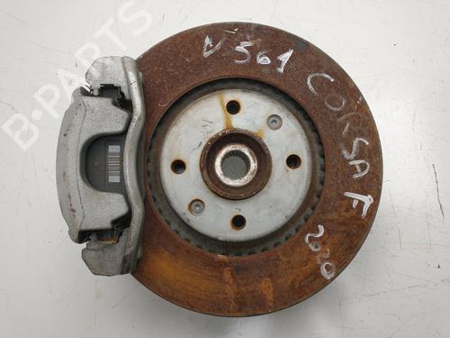 Used Left front steering knuckle OPEL CORSA F (P2JO) 1.2 (68) (101 hp) 32345727