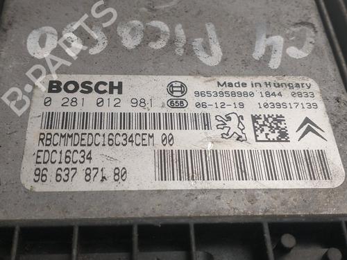 Engine control unit (ECU) CITROËN C4 Picasso I MPV (UD_) | BP29340580M57 - Image 3