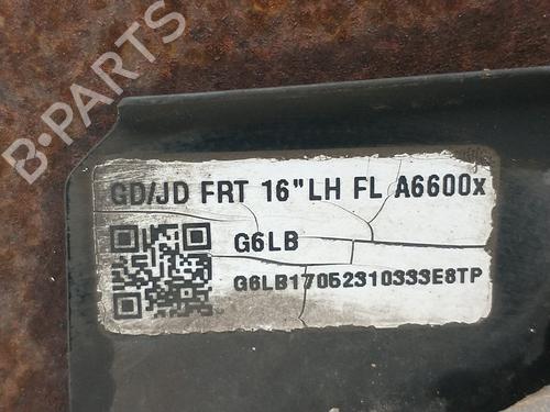 Left front steering knuckle RENAULT MEGANE III Hatchback (BZ0/1_, B3_) 1.2 TCe (BZ16, BZ28) | BP31856003M25 