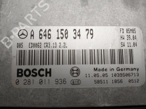 Engine control unit (ECU) MERCEDES-BENZ C-CLASS (W203) C 220 CDI (203.008) | BP23983108M57 