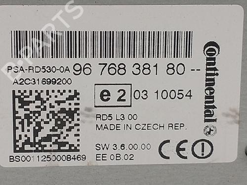 Radio CITROËN C4 II (NC_) | BP36164263E6 - Image 2