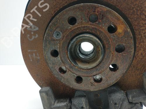 Left front steering knuckle AUDI A3 (8P1)  | BP31686589M25 