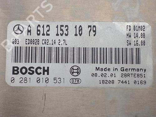 Engine control unit (ECU) MERCEDES-BENZ C-CLASS (W203) C 270 CDI (203.016) | BP23229466M57 