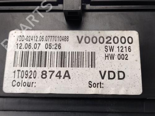 Instrument cluster VW TOURAN (1T1, 1T2)  | BP22748391C47 