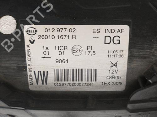 Right headlight RENAULT CAPTUR I (J5_, H5_)  | BP39597704C29  - Image 7