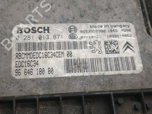 Engine control unit (ECU) PEUGEOT 308 I (4A_, 4C_) | BP29331910M57