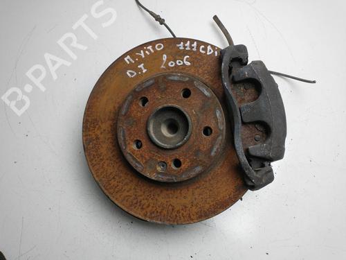 Used Left front steering knuckle MERCEDES-BENZ VITO / MIXTO Van (W639) 111 CDI (639.601, 639.603, 639.605) (109 hp) 18107973
