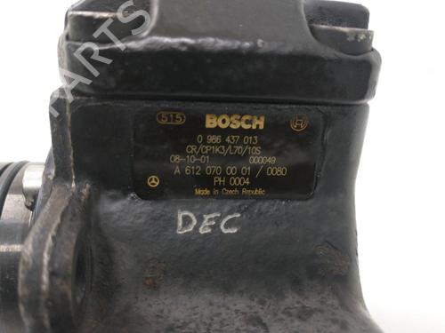 Injection pump MERCEDES-BENZ CLK (C209) CLK 270 CDI (209.316) | BP16363919M78 