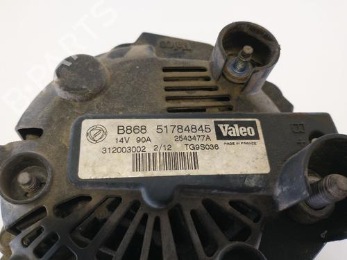 Alternator FIAT FIORINO Box Body/MPV (225_) 1.3 D Multijet (225BXD1A, 225BXB1A, 225BXB11) | BP7506261M7 