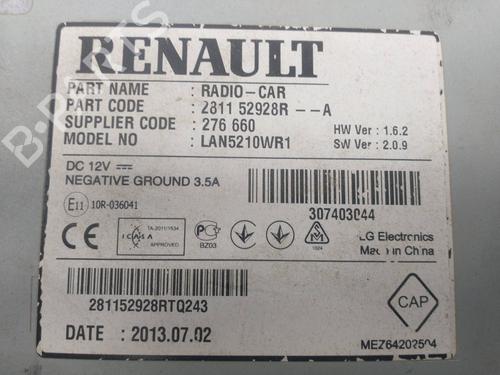 Radio RENAULT CLIO IV (BH_) | BP9118710E6